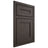 Shiloh Cabinetry Beaded Inset Scottsdale White Oak Plain Cut Creekside Door