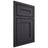 Shiloh Cabinetry Beaded Inset Scottsdale White Oak Plain Cut Harbor Door