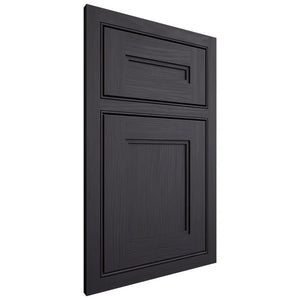 Shiloh Cabinetry Beaded Inset Scottsdale White Oak Plain Cut Harbor Door
