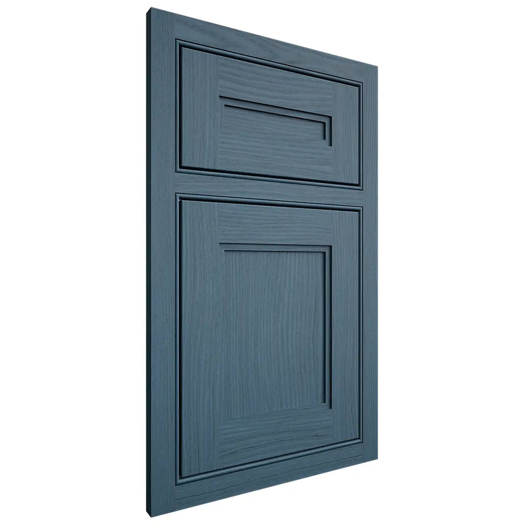 Shiloh Cabinetry Beaded Inset Scottsdale White Oak Plain Cut Hudson Door