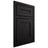 Shiloh Cabinetry Beaded Inset Scottsdale White Oak Plain Cut Ink Door