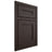 Shiloh Cabinetry Beaded Inset Scottsdale White Oak Plain Cut Morel Door