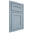 Shiloh Cabinetry Beaded Inset Scottsdale White Oak Plain Cut Sky Door