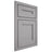 Shiloh Cabinetry Beaded Inset Scottsdale White Oak Plain Cut Stratus Door