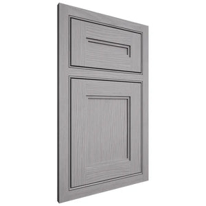 Shiloh Cabinetry Beaded Inset Scottsdale White Oak Plain Cut Stratus Door