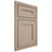Shiloh Cabinetry Beaded Inset Scottsdale White Oak Plain Cut Straw Door