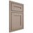 Shiloh Cabinetry Beaded Inset Scottsdale White Oak Plain Cut Whitewash Door