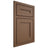 Shiloh Cabinetry Beaded Inset Scottsdale White Oak Quarter Sawn Autumn Door