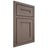 Shiloh Cabinetry Beaded Inset Scottsdale White Oak Quarter Sawn Clay Door