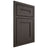 Shiloh Cabinetry Beaded Inset Scottsdale White Oak Quarter Sawn Creekside Door