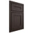 Shiloh Cabinetry Beaded Inset Scottsdale White Oak Quarter Sawn Morel Door