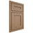 Shiloh Cabinetry Beaded Inset Scottsdale White Oak Quarter Sawn Natural Door