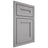Shiloh Cabinetry Beaded Inset Scottsdale White Oak Quarter Sawn Stratus Door