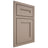 Shiloh Cabinetry Beaded Inset Scottsdale White Oak Quarter Sawn Whitewash Door