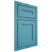 Shiloh Cabinetry Beaded Inset Scottsdale White Oak Rift Cut Aqua Door