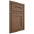 Shiloh Cabinetry Beaded Inset Scottsdale White Oak Rift Cut Autumn Door