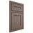 Shiloh Cabinetry Beaded Inset Scottsdale White Oak Rift Cut Clay Door