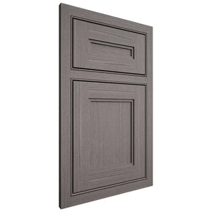 Shiloh Cabinetry Beaded Inset Scottsdale White Oak Rift Cut Flagstone Door