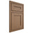 Shiloh Cabinetry Beaded Inset Scottsdale White Oak Rift Cut Medium Door