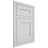 Shiloh Cabinetry Beaded Inset Scottsdale One Paintable Arctic Door