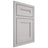 Shiloh Cabinetry Beaded Inset Scottsdale One Paintable Light French Gray Door