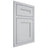 Shiloh Cabinetry Beaded Inset Scottsdale One Paintable Niebla Azul Door