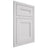 Shiloh Cabinetry Beaded Inset Scottsdale One Paintable Polar Door