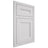 Shiloh Cabinetry Beaded Inset Scottsdale One Paintable Pure White Door