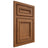 Shiloh Cabinetry Beaded Inset Shelby Cherry Plain Cut Coffee Door