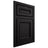 Shiloh Cabinetry Beaded Inset Shelby Cherry Plain Cut Espresso Door