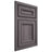 Shiloh Cabinetry Beaded Inset Shelby Hickory Plain Cut Cadet Door