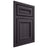 Shiloh Cabinetry Beaded Inset Shelby Hickory Plain Cut Harbor Door