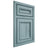 Shiloh Cabinetry Beaded Inset Shelby Hickory Plain Cut Sky Door