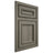 Shiloh Cabinetry Beaded Inset Shelby Hickory Plain Cut Thyme Door