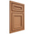 Shiloh Cabinetry Beaded Inset Shelby Maple Plain Cut Cashmere Door