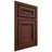Shiloh Cabinetry Beaded Inset Shelby Maple Plain Cut Sable Door