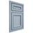 Shiloh Cabinetry Beaded Inset Shelby Poplar Plain Cut Sky Door