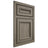 Shiloh Cabinetry Beaded Inset Shelby Poplar Plain Cut Sterling Door