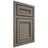 Shiloh Cabinetry Beaded Inset Shelby Poplar Plain Cut Thyme Door