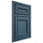 Shiloh Cabinetry Beaded Inset Shelby Red Oak Plain Cut Hudson Door