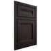 Shiloh Cabinetry Beaded Inset Somerset Alder Plain Cut Espresso Door