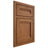 Shiloh Cabinetry Beaded Inset Somerset Cherry Plain Cut Coffee Door