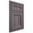 Shiloh Cabinetry Beaded Inset Somerset Hickory Plain Cut Cadet Door