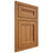 Shiloh Cabinetry Beaded Inset Somerset Hickory Plain Cut Medium Door