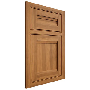 Shiloh Cabinetry Beaded Inset Somerset Hickory Plain Cut Medium Door