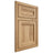 Shiloh Cabinetry Beaded Inset Somerset Hickory Plain Cut Natural Door