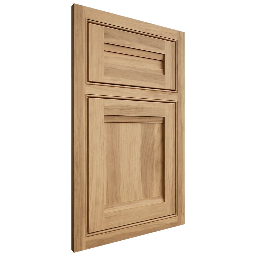 Shiloh Cabinetry Beaded Inset Somerset Hickory Plain Cut Natural Door