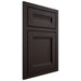 Shiloh Cabinetry Beaded Inset Somerset Maple Plain Cut Espresso Door