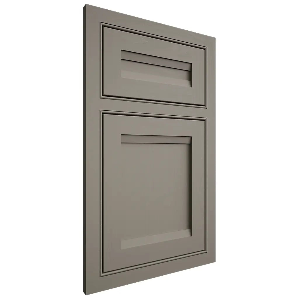Shiloh Cabinetry Beaded Inset Somerset Maple Plain Cut Thyme Door