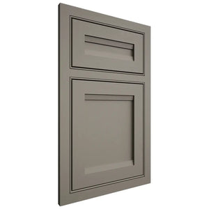Shiloh Cabinetry Beaded Inset Somerset Maple Plain Cut Thyme Door